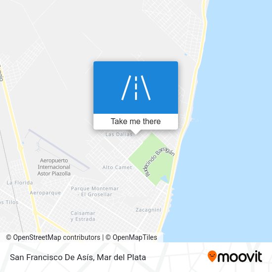 San Francisco De Asís map