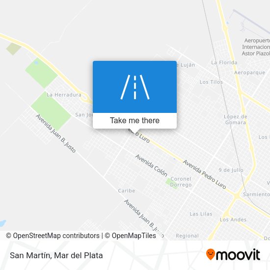 Mapa de San Martín