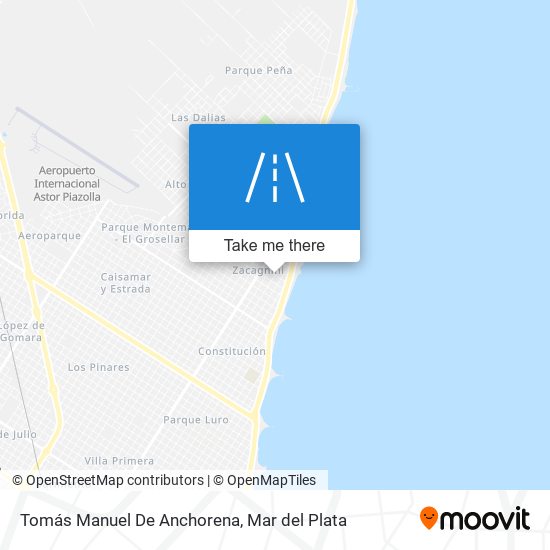 Tomás Manuel De Anchorena map