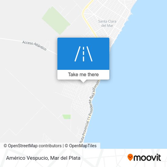 Américo Vespucio map