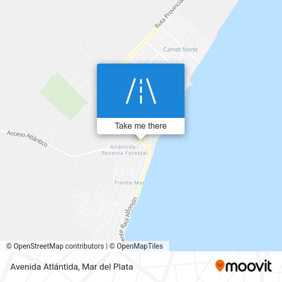 Avenida Atlántida map