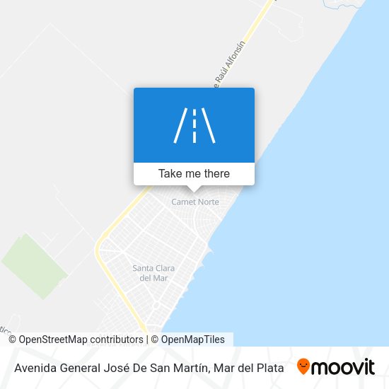 Avenida General José De San Martín map