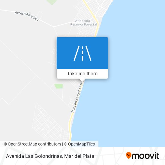 Avenida Las Golondrinas map