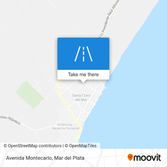 Avenida Montecarlo map