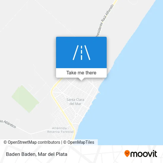 Baden Baden map