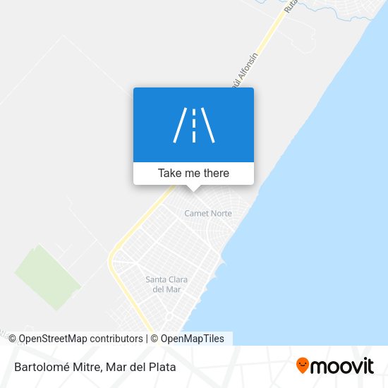 Mapa de Bartolomé Mitre