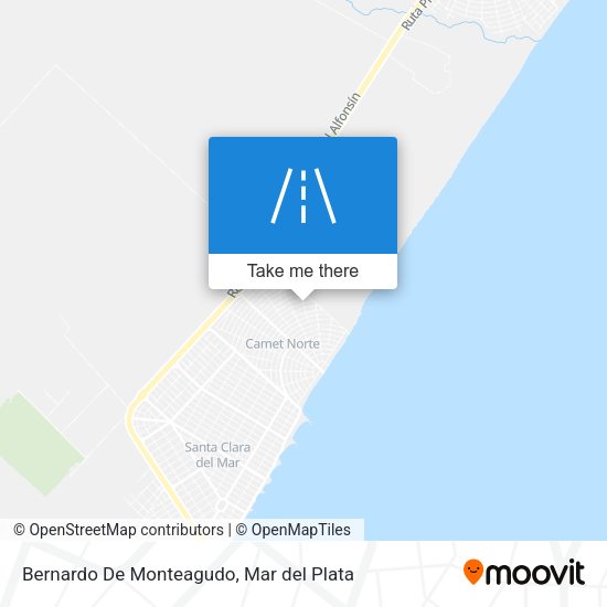 Bernardo De Monteagudo map