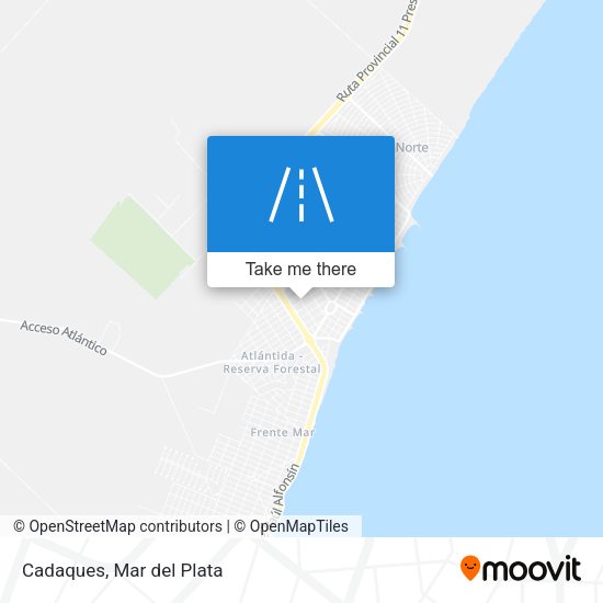 Mapa de Cadaques