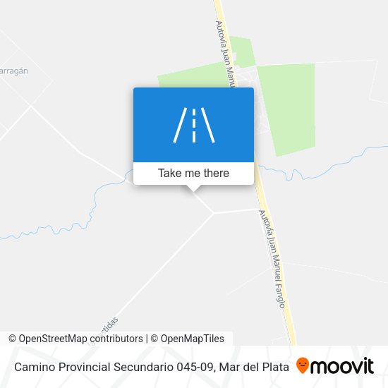 Mapa de Camino Provincial Secundario 045-09