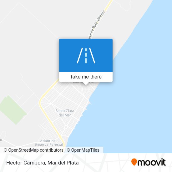 Héctor Cámpora map
