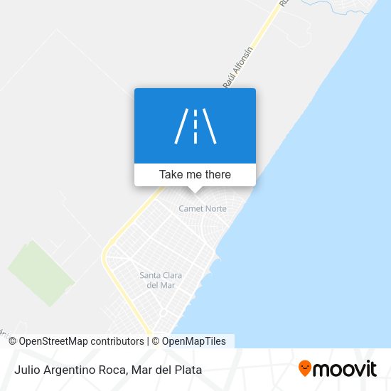 Julio Argentino Roca map