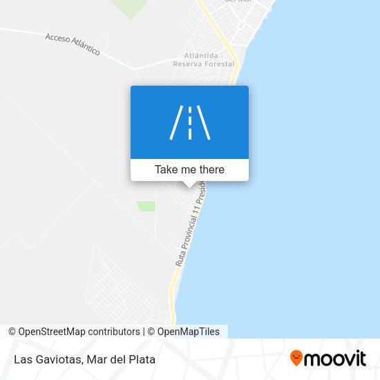 Mapa de Las Gaviotas