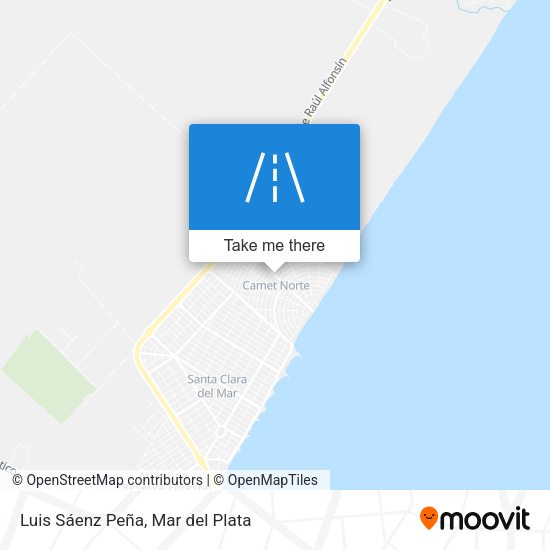 Luis Sáenz Peña map