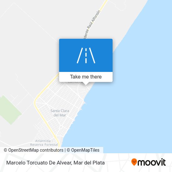 Mapa de Marcelo Torcuato De Alvear