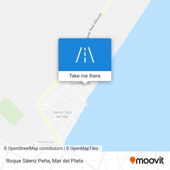 Roque Sáenz Peña map
