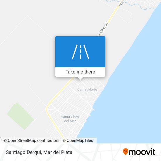Mapa de Santiago Derqui