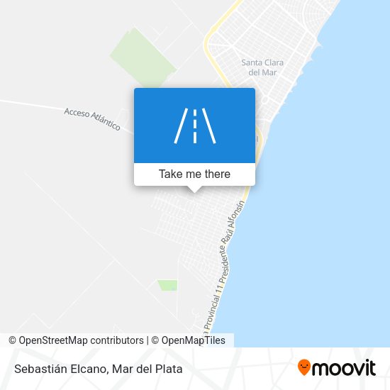 Sebastián Elcano map