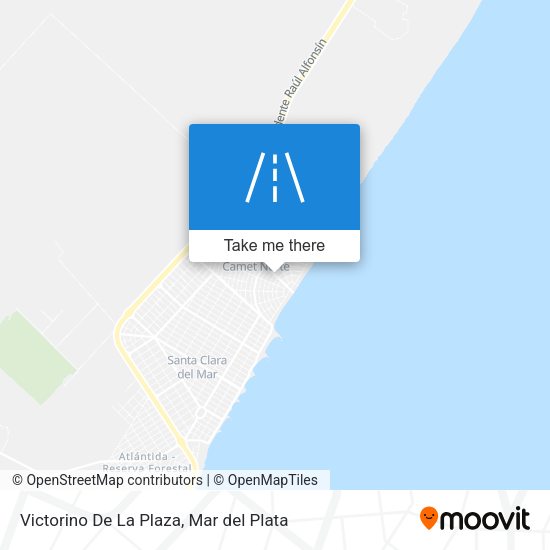 Victorino De La Plaza map