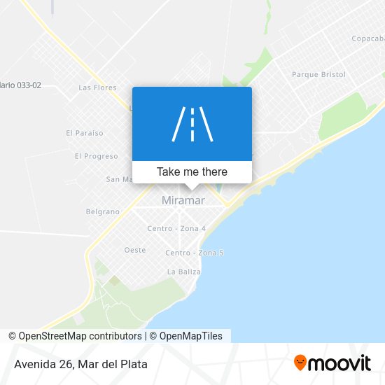 Mapa de Avenida 26