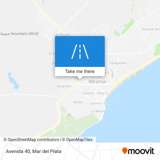 Mapa de Avenida 40
