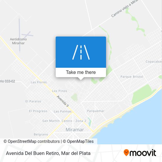 Mapa de Avenida Del Buen Retiro
