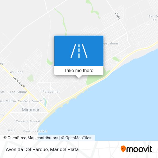 Avenida Del Parque map
