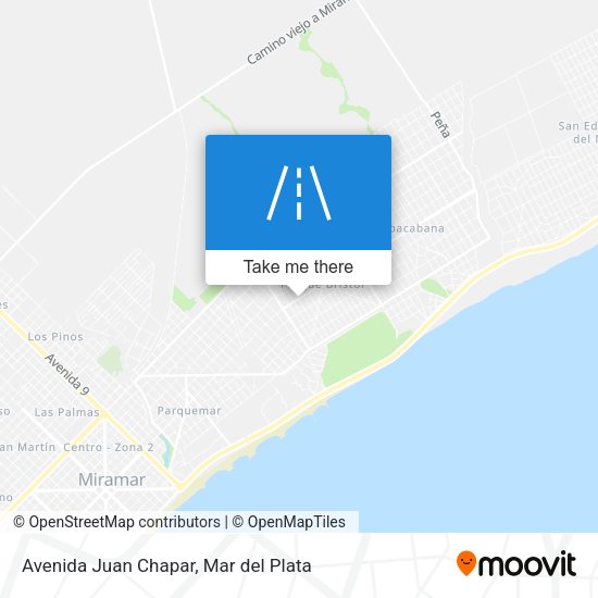 Avenida Juan Chapar map