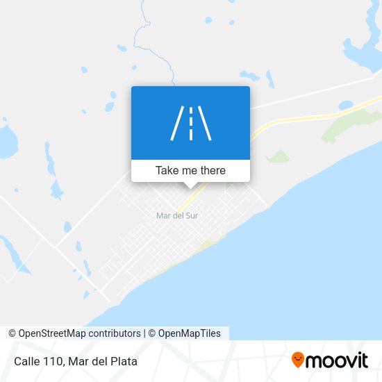 Calle 110 map
