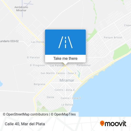 Mapa de Calle 40