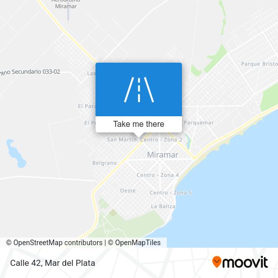 Mapa de Calle 42