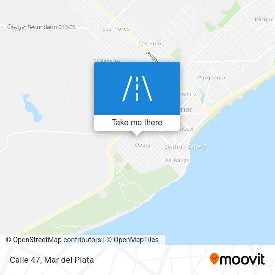 Mapa de Calle 47