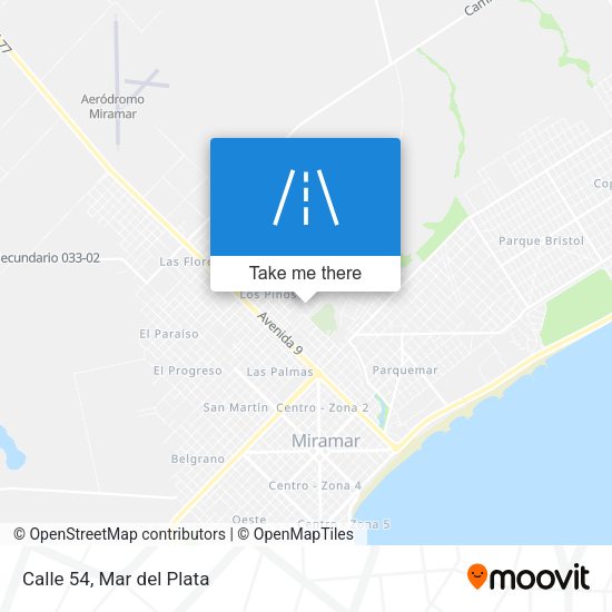 Mapa de Calle 54