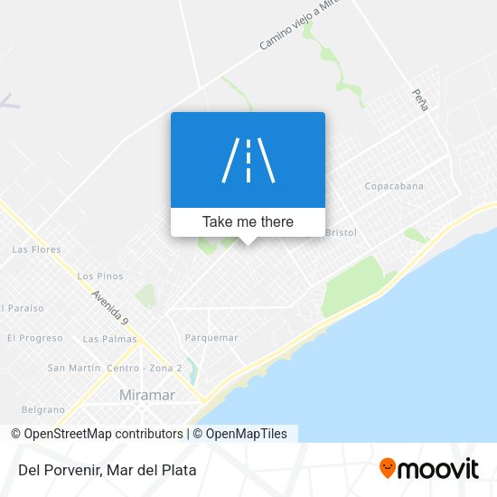 Mapa de Del Porvenir