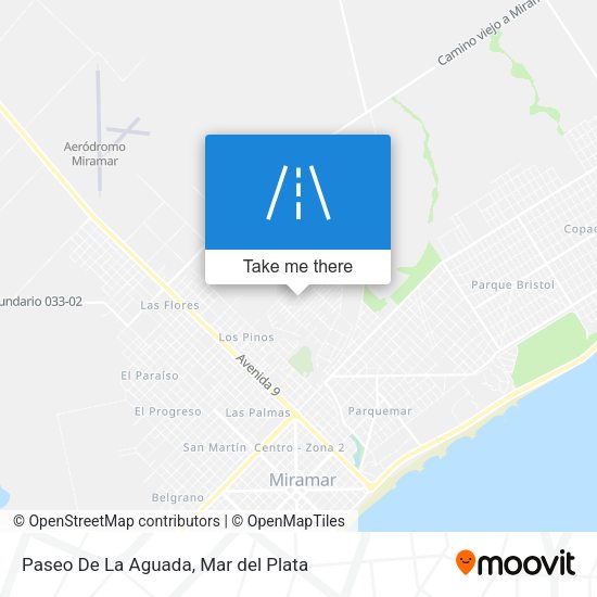 Mapa de Paseo De La Aguada