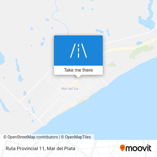 Mapa de Ruta Provincial 11