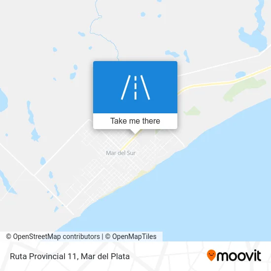 Ruta Provincial 11 map