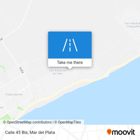Mapa de Calle 45 Bis