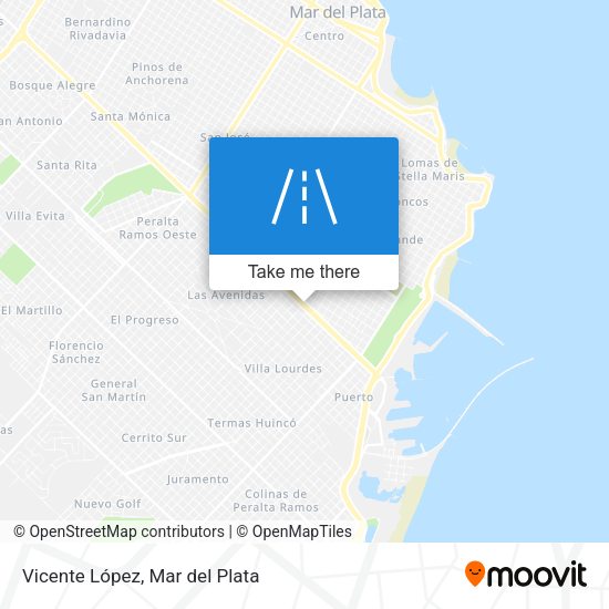 Vicente López map
