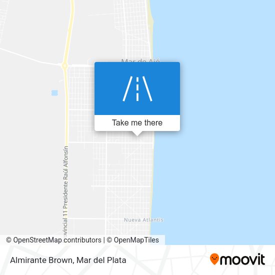 Almirante Brown map