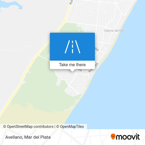 Mapa de Avellano
