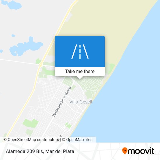 Alameda 209 Bis map