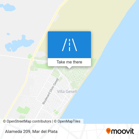 Mapa de Alameda 209