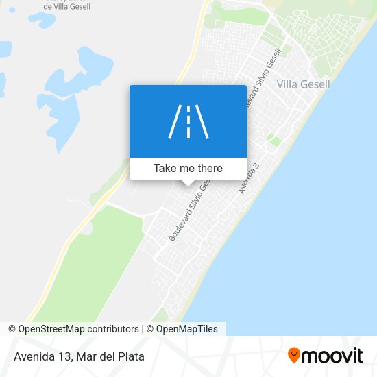 Mapa de Avenida 13