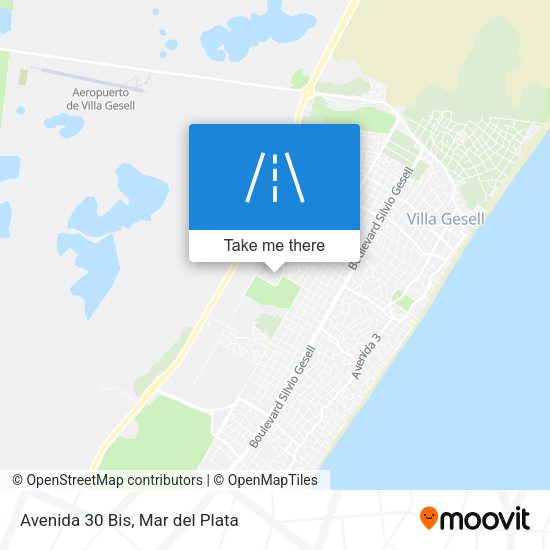Avenida 30 Bis map