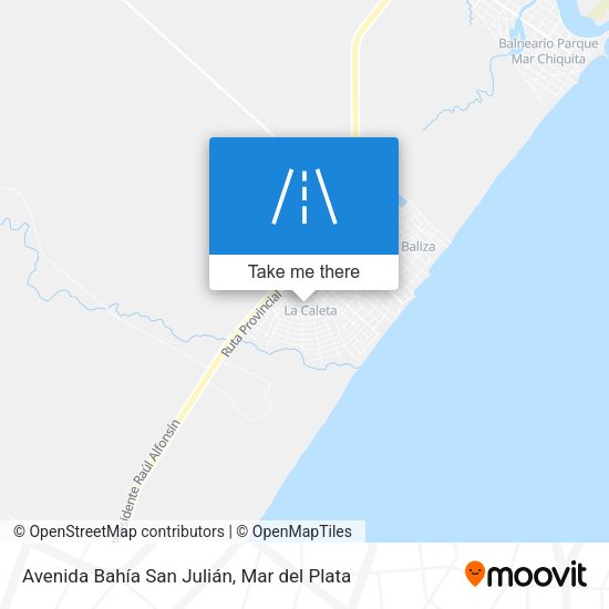 Mapa de Avenida Bahía San Julián