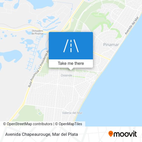 Avenida Chapeaurouge map