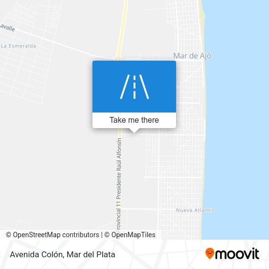 Avenida Colón map