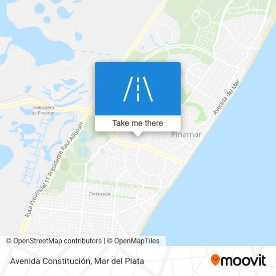 Avenida Constitución map