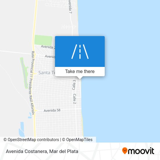 Avenida Costanera map