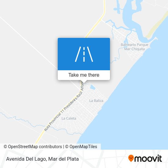 Avenida Del Lago map